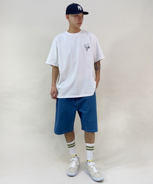 DC(ディーシー)の「DC/ディーシー ワイドフィット バックプリントTシャツ DST221025(Tシャツ/カットソー・メンズ・ブラック/ホワイト/ベージュ・M/XL/L/2XL)」の10枚目の写真