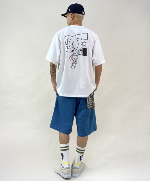 DC(ディーシー)の「DC/ディーシー ワイドフィット バックプリントTシャツ DST221025(Tシャツ/カットソー・メンズ・ブラック/ホワイト/ベージュ・M/XL/L/2XL)」の12枚目の写真