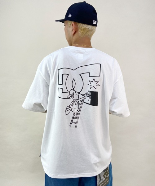 DC(ディーシー)の「DC/ディーシー ワイドフィット バックプリントTシャツ DST221025(Tシャツ/カットソー・メンズ・ブラック/ホワイト/ベージュ・M/XL/L/2XL)」の7枚目の写真