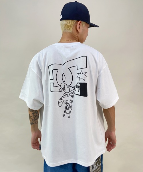 DC(ディーシー)の「DC/ディーシー ワイドフィット バックプリントTシャツ DST221025(Tシャツ/カットソー・メンズ・ブラック/ホワイト/ベージュ・M/XL/L/2XL)」の6枚目の写真