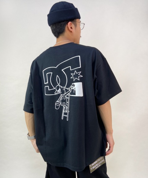 DC(ディーシー)の「DC/ディーシー ワイドフィット バックプリントTシャツ DST221025(Tシャツ/カットソー・メンズ・ブラック/ホワイト/ベージュ・M/XL/L/2XL)」の15枚目の写真