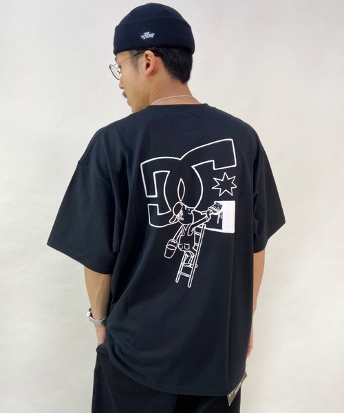 DC(ディーシー)の「DC/ディーシー ワイドフィット バックプリントTシャツ DST221025(Tシャツ/カットソー・メンズ・ブラック/ホワイト/ベージュ・M/XL/L/2XL)」の16枚目の写真