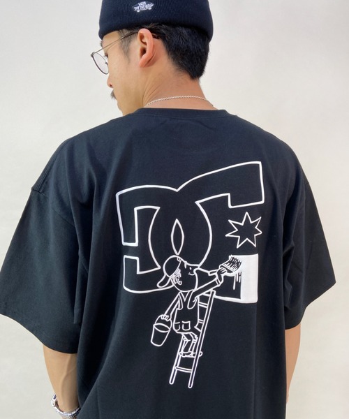 DC(ディーシー)の「DC/ディーシー ワイドフィット バックプリントTシャツ DST221025(Tシャツ/カットソー・メンズ・ブラック/ホワイト/ベージュ・M/XL/L/2XL)」の17枚目の写真