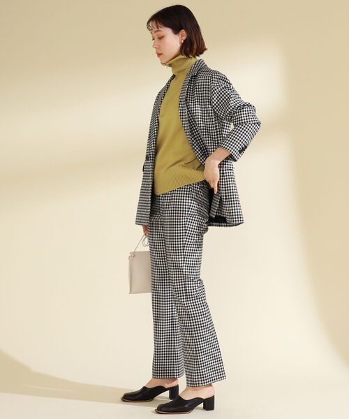 Ray BEAMS（レイビームス）の「Ray BEAMS / ビッグ カラー ハーフ ジップ ベスト（ベスト・レディース・イエロー/ロイヤルブルー/ナチュラル・ONE SIZE）」の9枚目の写真