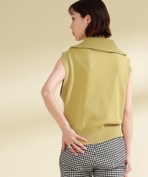 Ray BEAMS | Ray BEAMS / ビッグ カラー ハーフ ジップ ベスト(ベスト)