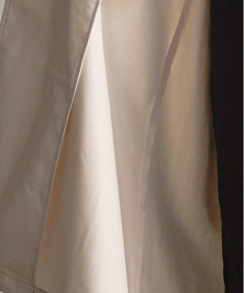 feepur（フェピュール）の「ロングトレンチコート（トレンチコート・レディース・ベージュ/アイボリー・SMALL/MEDIUM）」の8枚目の写真