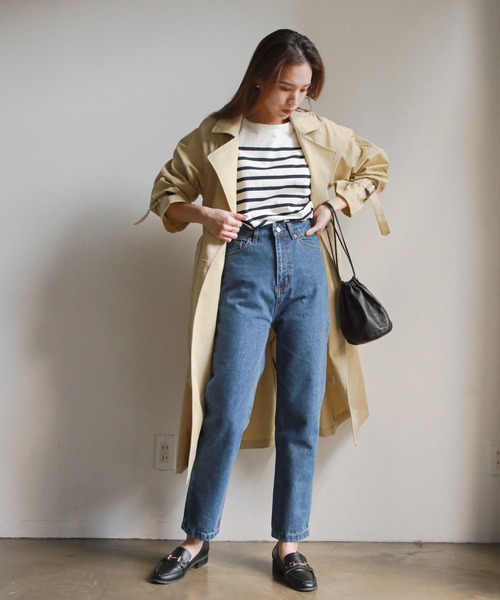 feepur（フェピュール）の「ロングトレンチコート（トレンチコート・レディース・ベージュ/アイボリー・SMALL/MEDIUM）」の16枚目の写真