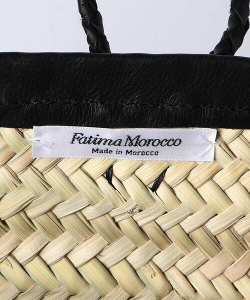 Fatima morocco(ファティマモロッコ)の「<Fatima Morocco(ファティマモロッコ)>ロープ バスケット LL(かごバッグ・レディース・ホワイト/ブラック・FREE)」の11枚目の写真