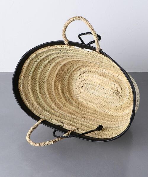 Fatima morocco(ファティマモロッコ)の「<Fatima Morocco(ファティマモロッコ)>ロープ バスケット LL(かごバッグ・レディース・ホワイト/ブラック・FREE)」の8枚目の写真