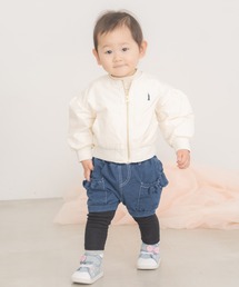 EASTBOY（イーストボーイ）の「【EASTBOY/イーストボーイ】ワンポイントロゴ刺繍 サテンツイル ジャケット （80～130）（その他アウター・キッズ）」