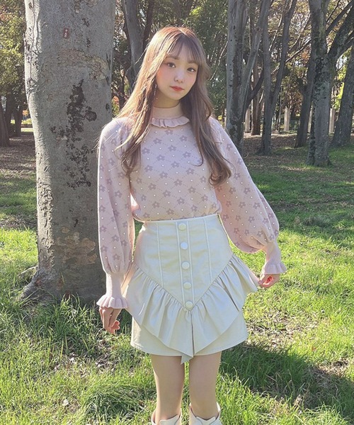 Swankiss（スワンキス）の「SX leather frill S/K（スカート