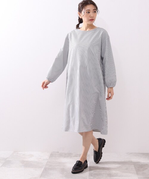 DRESKIP(ドレスキップ)の「◆【2点セット】ニットベスト×チュニックシャツワンピース(ワンピース・レディース・ブラック/グリーン/サンドベージュ・02/03)」の19枚目の写真