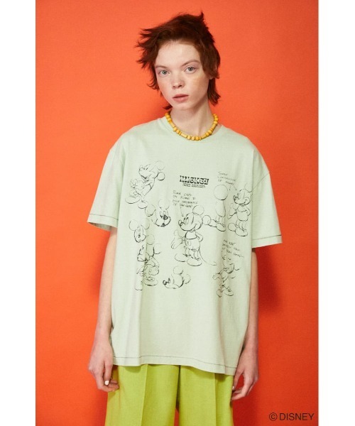 Md Mickey Drawing Tシャツ Tシャツ カットソー Disney Series Created By Moussy ディズニーシリーズクリエイテッドバイマウジー のファッション通販 Zozotown