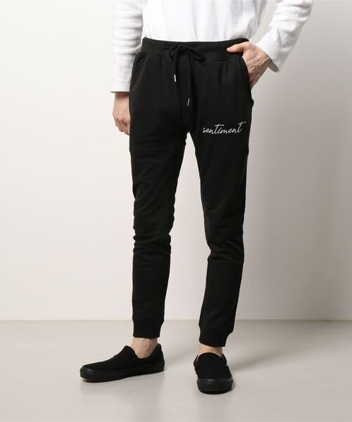 STYLEBLOCK（スタイルブロック）の「ミニ裏毛無地2本ラインロゴアメカジスウェットジョガーパンツ（スウェットパンツ・メンズ・ブラック/グレー/ブラック系その他/グレー系その他/ブラック系その他2/ブラック系その他3/グレー系その他3・M/L/LL）」の4枚目の写真