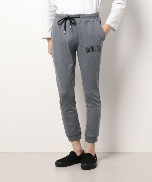STYLEBLOCK（スタイルブロック）の「ミニ裏毛無地2本ラインロゴアメカジスウェットジョガーパンツ（スウェットパンツ・メンズ・ブラック/グレー/ブラック系その他/グレー系その他/ブラック系その他2/ブラック系その他3/グレー系その他3・M/L/LL）」の7枚目の写真
