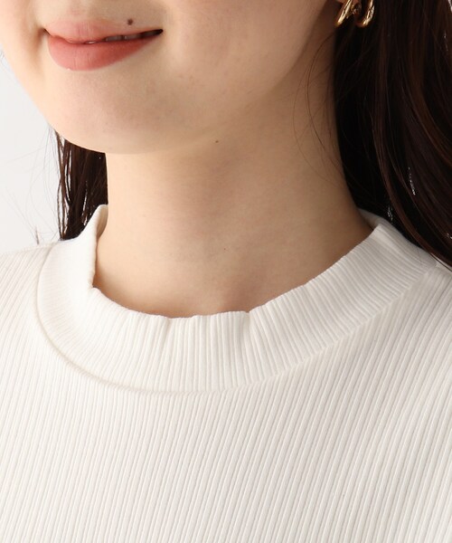 index（インデックス）の「◆ランダムリブハイネックトップス【WEB限定サイズ】（ニット/セーター・レディース・ホワイト系/イエロー系その他/ネイビー・36/38/40/42）」の5枚目の写真