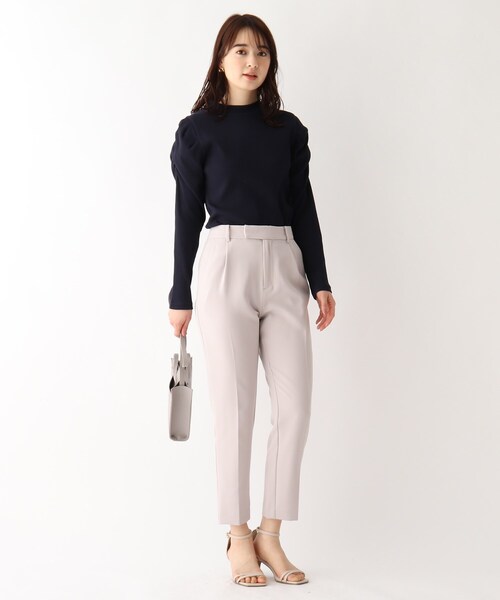 index（インデックス）の「◆ランダムリブハイネックトップス【WEB限定サイズ】（ニット/セーター・レディース・ホワイト系/イエロー系その他/ネイビー・36/38/40/42）」の11枚目の写真