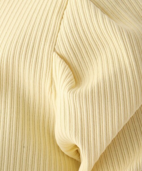 index（インデックス）の「◆ランダムリブハイネックトップス【WEB限定サイズ】（ニット/セーター・レディース・ホワイト系/イエロー系その他/ネイビー・36/38/40/42）」の6枚目の写真