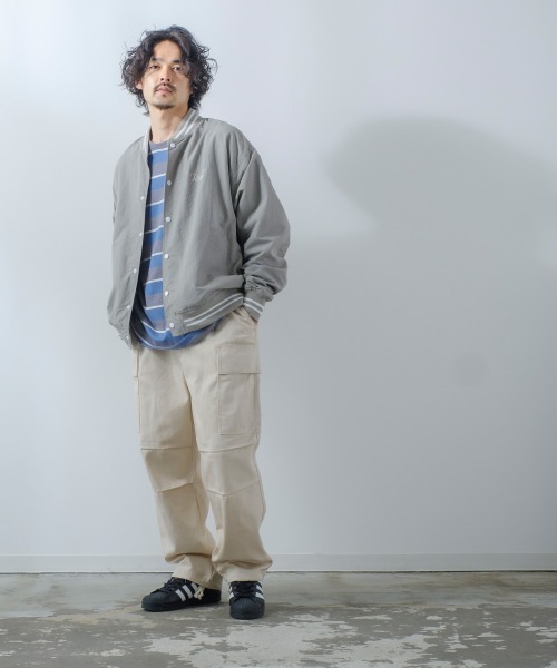 improves（インプローブス）の「厚手 綾織 ワイド カーゴ カラーパンツ（カーゴパンツ・メンズ・オリーブ/ベージュ/ダークブラウン/オフホワイト/ブラック・MEDIUM/LARGE）」の15枚目の写真