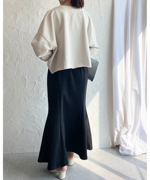切り替え マーメイド ロング丈 スカート マーメイド切替ロングスカート 2023 SS[品番：FSBW0000549