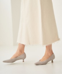 LE TALON | 4cmレザーナロースクエアプレーンパンプス(パンプス)