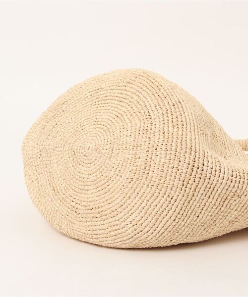 Sans Arcidet(サンアルシデ)の「【Sans Arcidet/サンアルシデ】かごバック ラフィア 麻 ジュート(かごバッグ・レディース・ベージュ/ナチュラル/グレイッシュベージュ・FREE)」の5枚目の写真