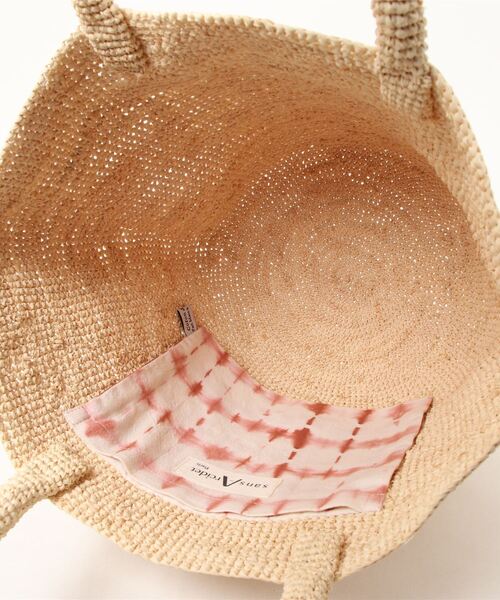 Sans Arcidet(サンアルシデ)の「【Sans Arcidet/サンアルシデ】かごバック ラフィア 麻 ジュート(かごバッグ・レディース・ベージュ/ナチュラル/グレイッシュベージュ・FREE)」の6枚目の写真