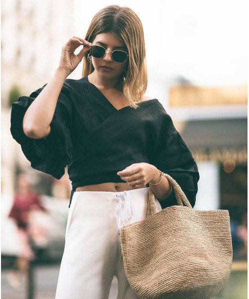 Sans Arcidet(サンアルシデ)の「【Sans Arcidet/サンアルシデ】かごバック ラフィア 麻 ジュート(かごバッグ・レディース・ベージュ/ナチュラル/グレイッシュベージュ・FREE)」の11枚目の写真