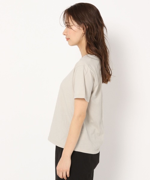mysty woman(ミスティウーマン)の「コンパクトミニロゴTシャツ 275117(Tシャツ/カットソー・レディース・ブラック/ベージュ/オフホワイト・FREE)」の10枚目の写真
