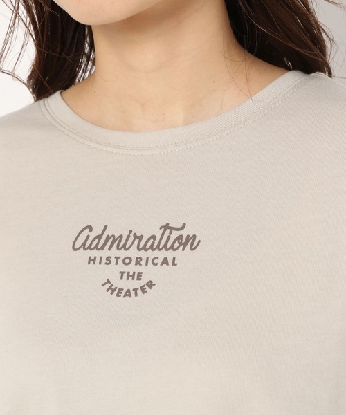 mysty woman(ミスティウーマン)の「コンパクトミニロゴTシャツ 275117(Tシャツ/カットソー・レディース・ブラック/ベージュ/オフホワイト・FREE)」の12枚目の写真