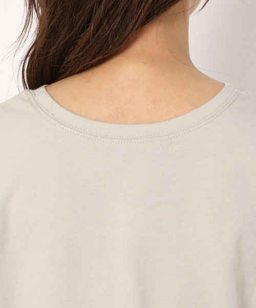 mysty woman(ミスティウーマン)の「コンパクトミニロゴTシャツ 275117(Tシャツ/カットソー・レディース・ブラック/ベージュ/オフホワイト・FREE)」の15枚目の写真