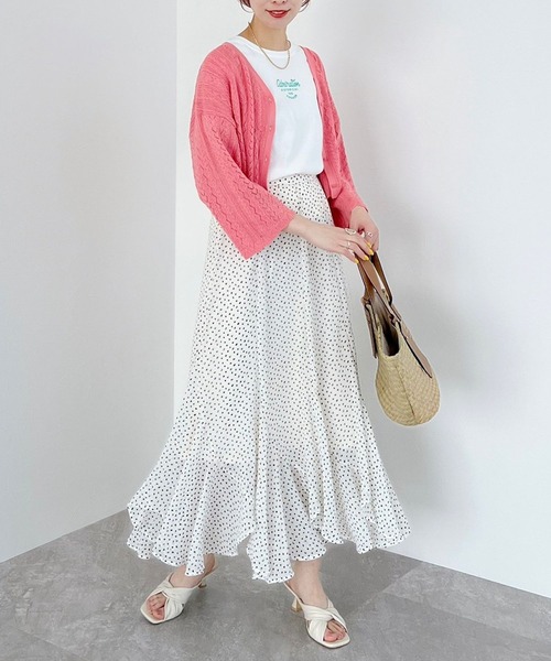 mysty woman(ミスティウーマン)の「コンパクトミニロゴTシャツ 275117(Tシャツ/カットソー・レディース・ブラック/ベージュ/オフホワイト・FREE)」の19枚目の写真