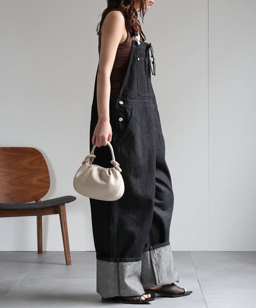サロペット・オーバーオール・オールインワン Cotton Gather Combinaison/anuke anuke サロペット オーバーオール Cotton Gather Combinaison