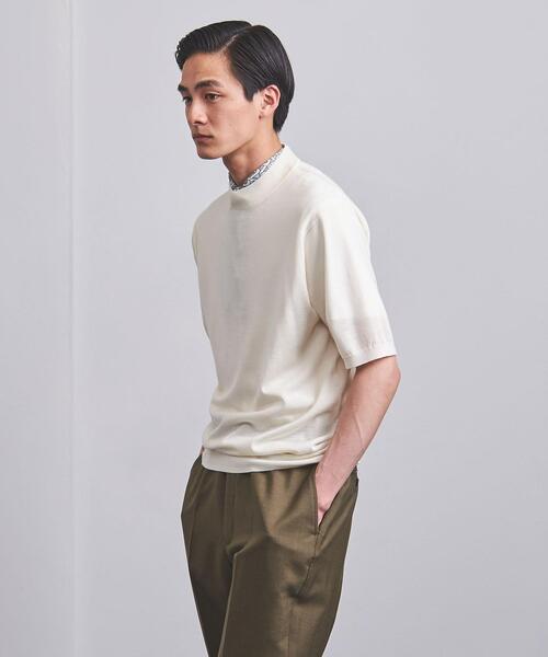 ユナイテッドアローズ　ビューティー&ユース　メンズ　セーター　モックネック　2枚 ウールカシミヤブレンド モックネック ニット