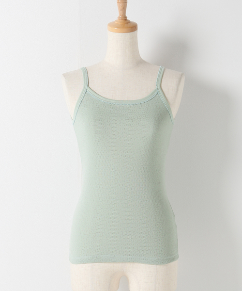 EDIT. FOR LULU（エディットフォールル）の「【PETIT BATEAU/プチバトー】キャミソール（キャミソール・レディース・グリーン系その他/レッド系その他/グリーン/レッド・SMALL）」の15枚目の写真