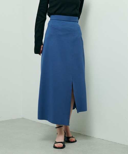 Lui's（ルイス）の「ダブルクロスアシメフレアスカート（スカート・レディース・ブラック/ブルー/ピンク・FREE）」の3枚目の写真