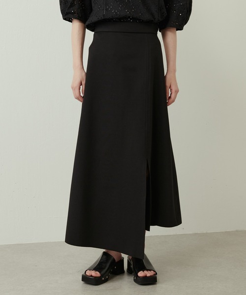 Lui's（ルイス）の「ダブルクロスアシメフレアスカート（スカート・レディース・ブラック/ブルー/ピンク・FREE）」の6枚目の写真