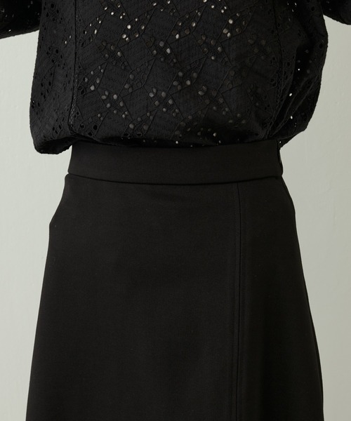 Lui's（ルイス）の「ダブルクロスアシメフレアスカート（スカート・レディース・ブラック/ブルー/ピンク・FREE）」の10枚目の写真