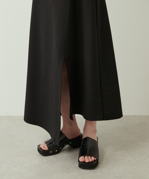 Lui's（ルイス）の「ダブルクロスアシメフレアスカート（スカート・レディース・ブラック/ブルー/ピンク・FREE）」の11枚目の写真