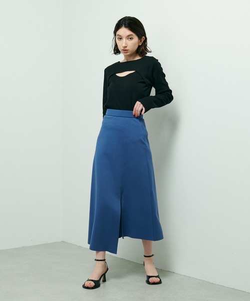 Lui's（ルイス）の「ダブルクロスアシメフレアスカート（スカート・レディース・ブラック/ブルー/ピンク・FREE）」の19枚目の写真