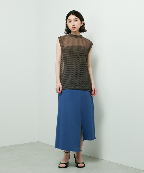 Lui's（ルイス）の「ダブルクロスアシメフレアスカート（スカート・レディース・ブラック/ブルー/ピンク・FREE）」の18枚目の写真