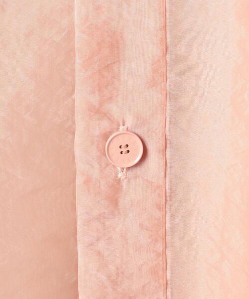 ASTRAET（アストラット）の「＜ASTRAET（アストラット）＞オーガンジー レギュラーカラー ブラウス（シャツ/ブラウス・レディース・オフホワイト/ピンク・FREE）」の9枚目の写真
