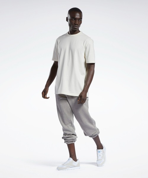 Reebok(リーボック)の「クラシックス ナチュラルダイ Tシャツ / Classics Natural Dye T-Shirt /(Tシャツ/カットソー・メンズ・ライトグレー/オフホワイト/グリーン系その他/スカイブルー・SMALL/MEDIUM/LARGE/X-LARGE/XX-LARGE/XXX-LARGE/X-SMALL)」の8枚目の写真