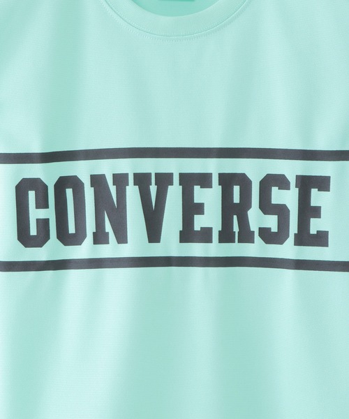 CONVERSE ALL STAR(コンバースオールスター)の「【WEB限定】【キッズ】CONVERSE コンバース 胸ロゴセットアップ(130~160cm)(セットアップ・キッズ・ワインレッド/ミント・150/160/140/130)」の8枚目の写真