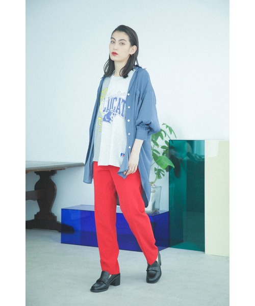 ROSE BUD - ローズバッド  ビックシャツ  2way 新品  未使用 ROSE BUD ローズバッド シアー ドビー ビッグ シャツ オーバー