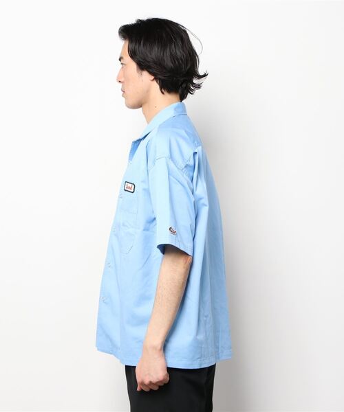 DEAR LAUREL（ディアローレル）の「DEAR LAUREL/ディアローレル ワイドシルエット 半袖シャツ D22S2401（シャツ/ブラウス・メンズ・グレー/ブラック/ブルー・M/L）」の4枚目の写真