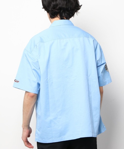 DEAR LAUREL（ディアローレル）の「DEAR LAUREL/ディアローレル ワイドシルエット 半袖シャツ D22S2401（シャツ/ブラウス・メンズ・グレー/ブラック/ブルー・M/L）」の6枚目の写真