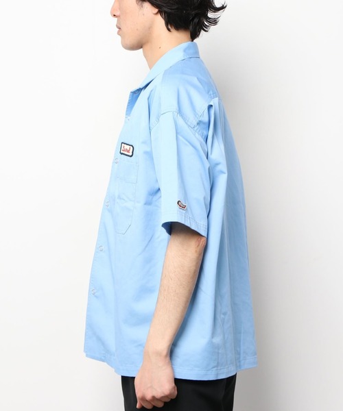 DEAR LAUREL（ディアローレル）の「DEAR LAUREL/ディアローレル ワイドシルエット 半袖シャツ D22S2401（シャツ/ブラウス・メンズ・グレー/ブラック/ブルー・M/L）」の7枚目の写真