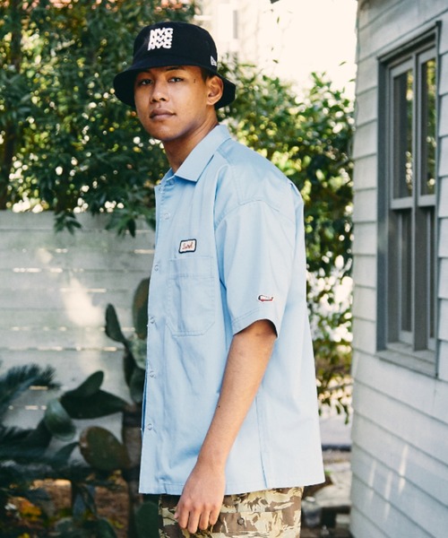 DEAR LAUREL（ディアローレル）の「DEAR LAUREL/ディアローレル ワイドシルエット 半袖シャツ D22S2401（シャツ/ブラウス・メンズ・グレー/ブラック/ブルー・M/L）」の10枚目の写真