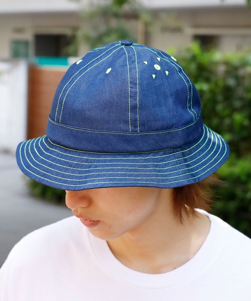帽子 Pop Trading Company denim hat POP TRADING COMPANY - ポップ トレーディング カンパニー